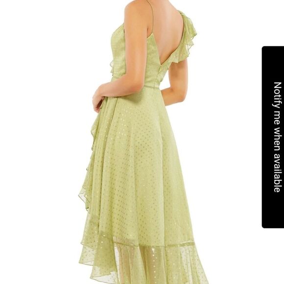 Mac Duggal Short Green Wedding Guest Dress 70163 Size 16 NWT Retail 278 - Picture 2 of 7